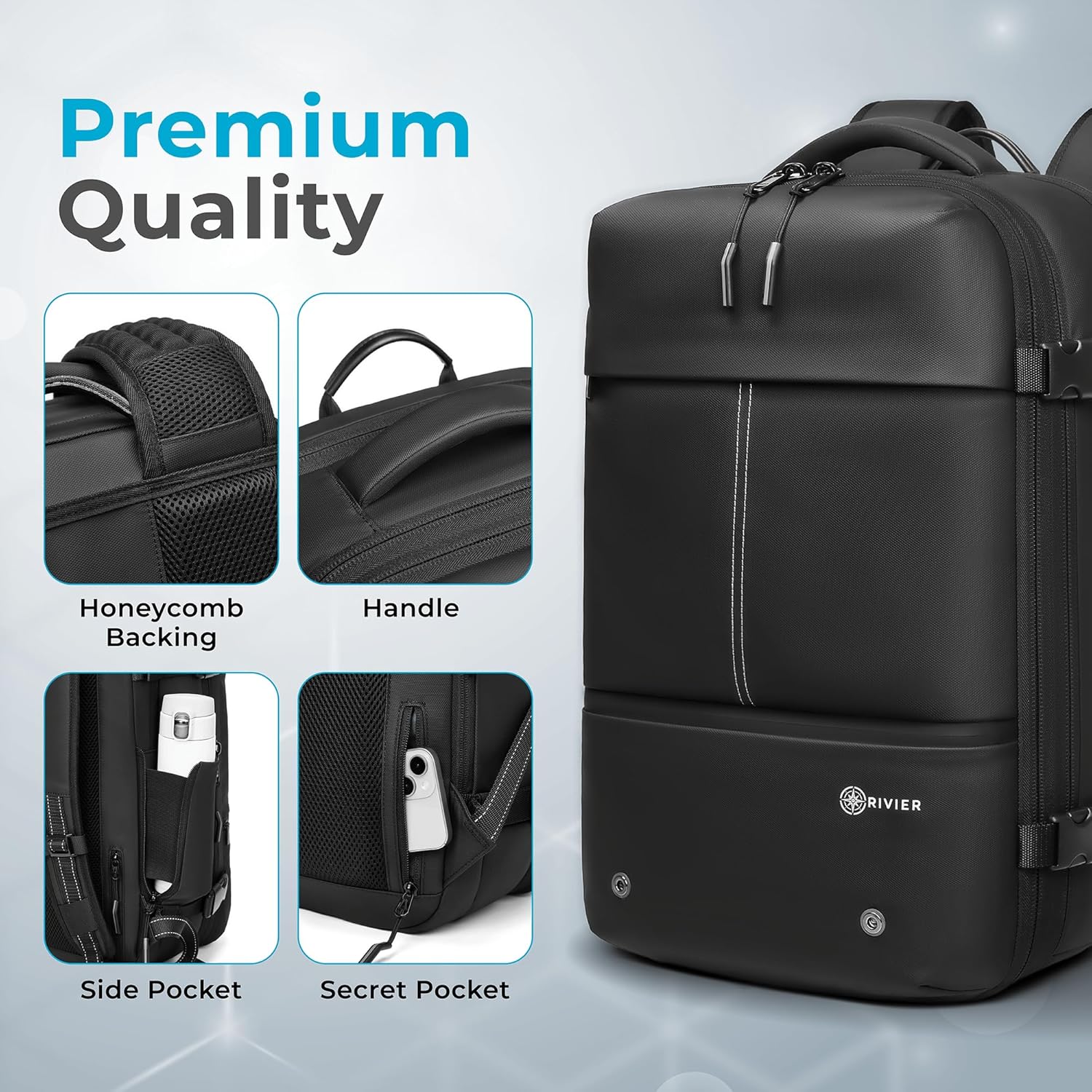 AirSeal Pro – Sac à dos de voyage à compression sous vide