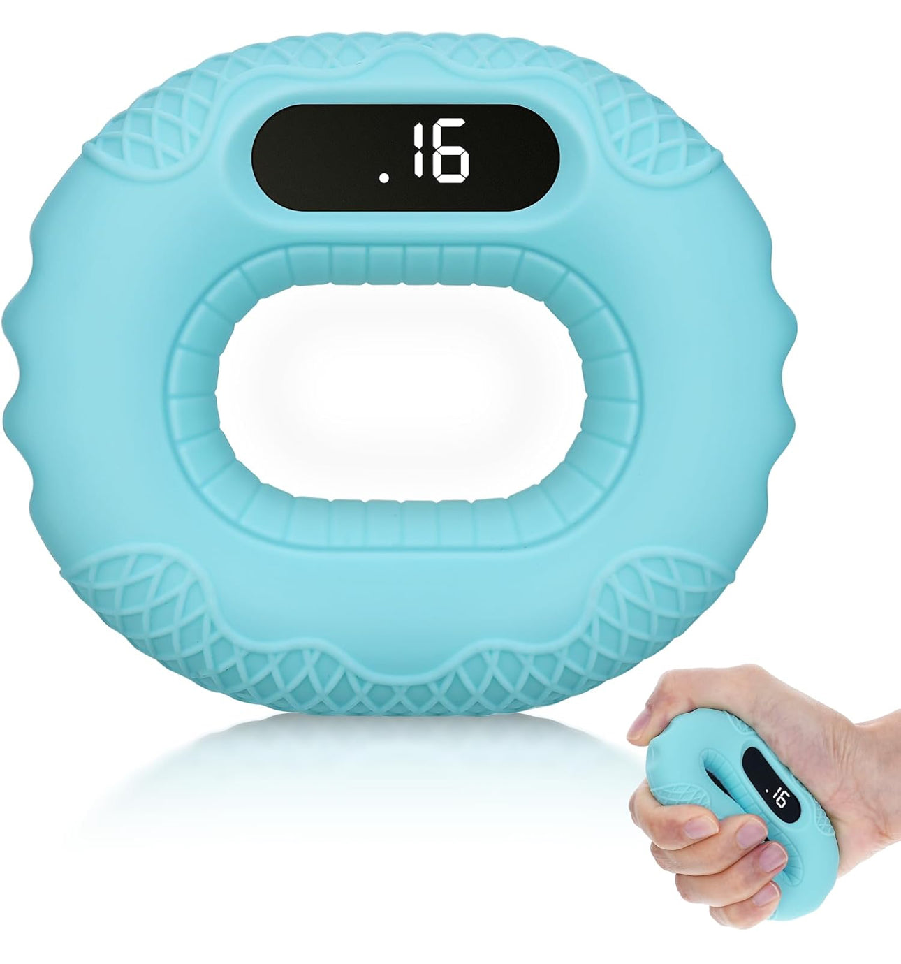 Entraîneur de force de préhension avec minuterie Bluetooth