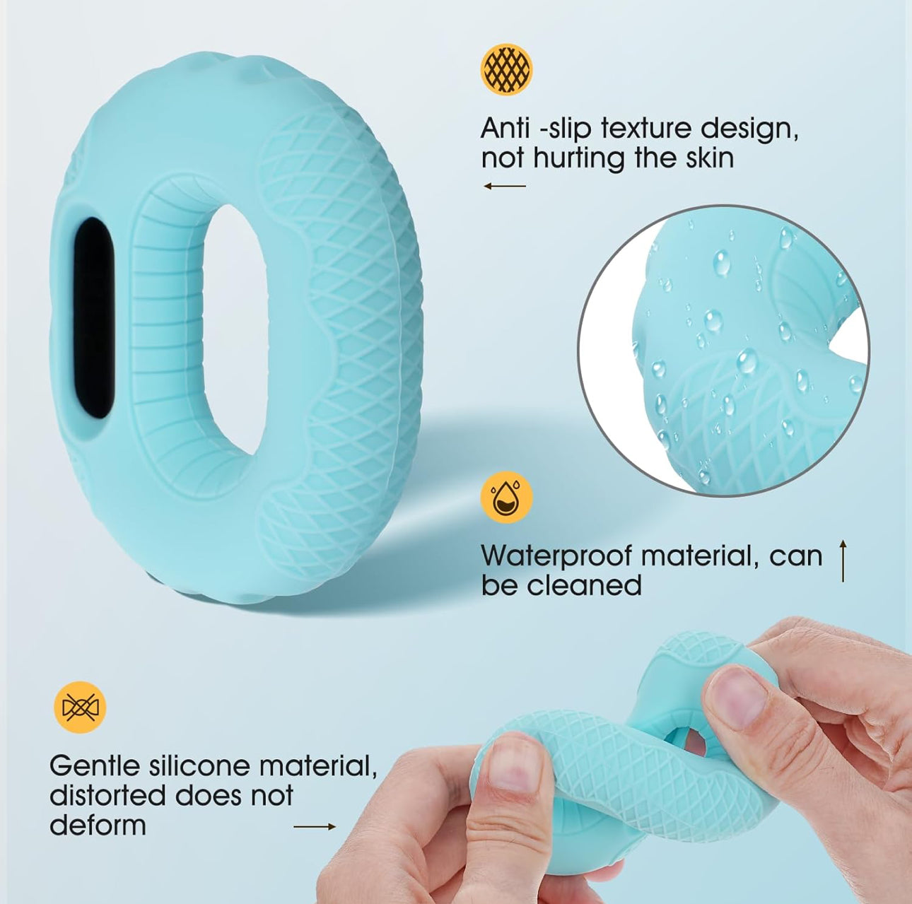Entraîneur de force de préhension avec minuterie Bluetooth