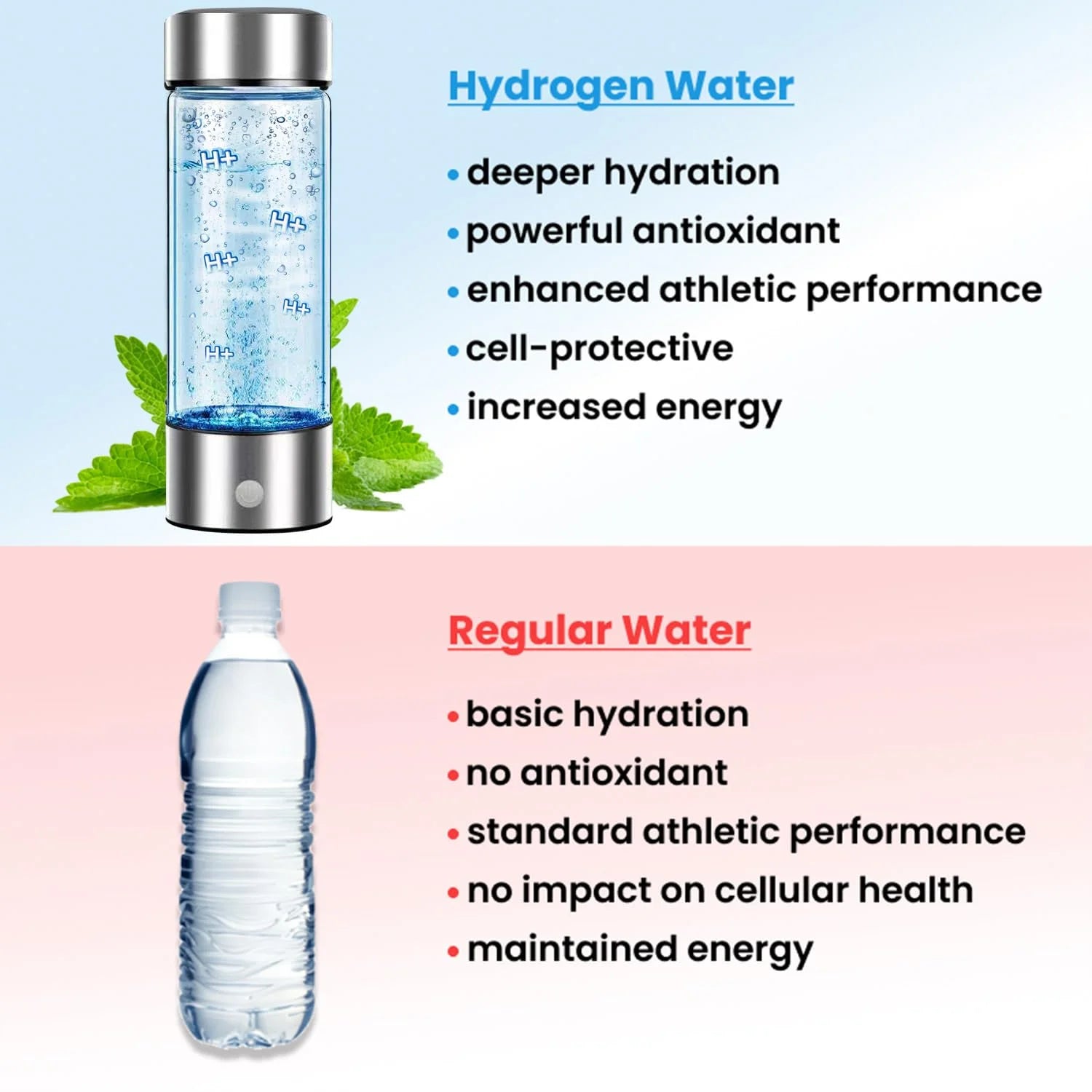 Antioxidant Ionizer Hydrogen Water Bottle