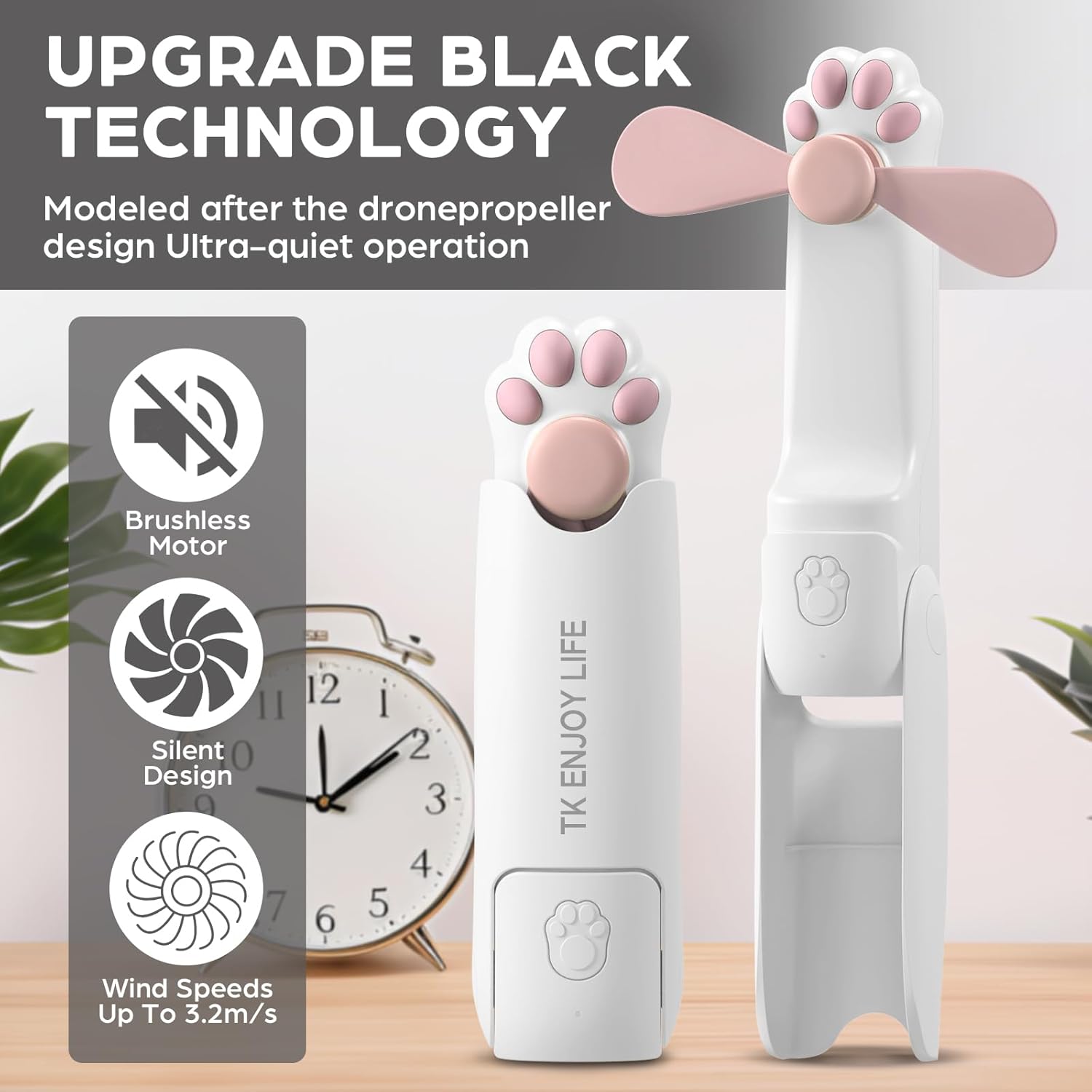 Foldable Rechargeable Mini Fan