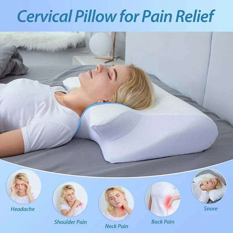 Oreiller cervical ergonomique