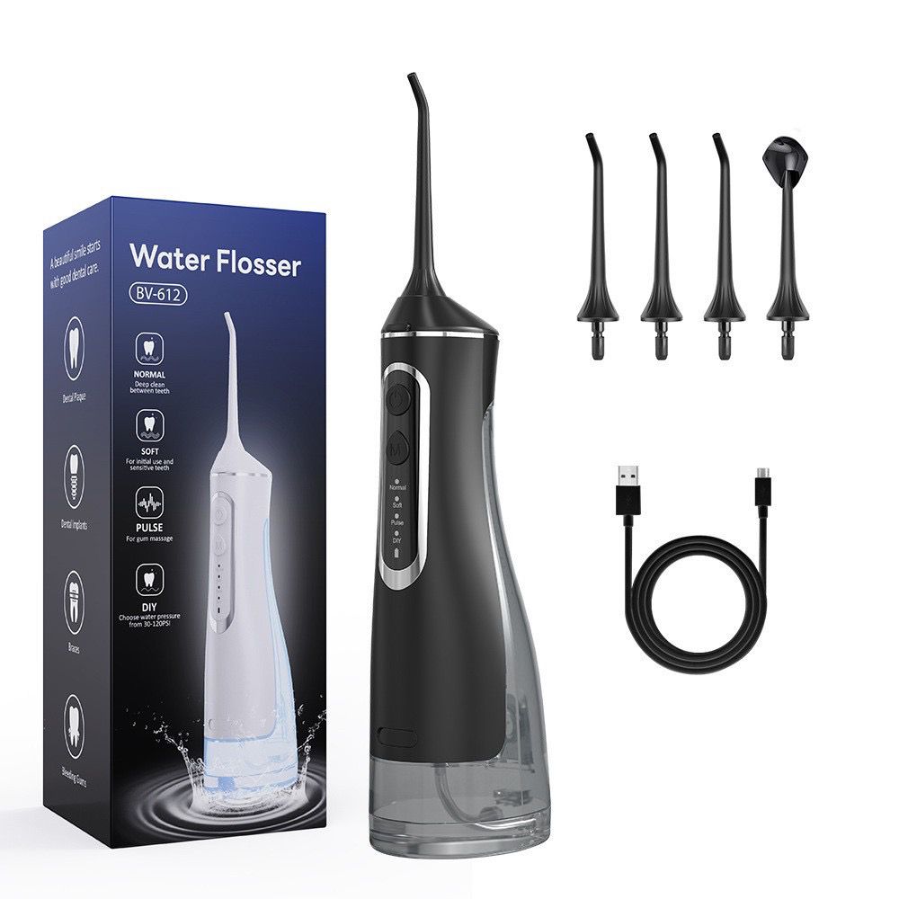 HydroPulse Pro – Portable Water Flosser with 4 Modes & 8 Tips