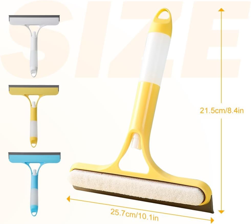 3-in-1 Spray Window & Mirror Squeegee